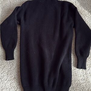 Girls Black Sweater dress